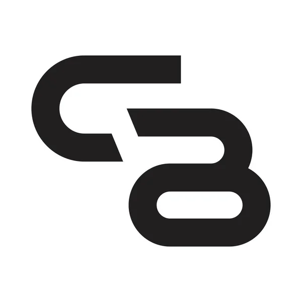 Logotipo Vetor Letra Inicial — Vetor de Stock