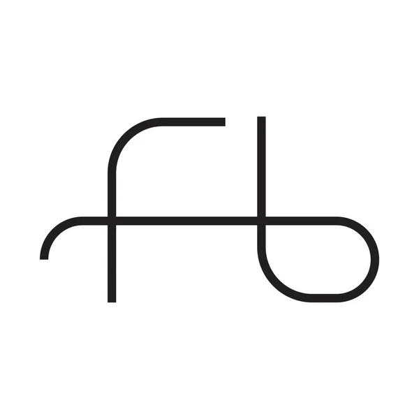 Fb初始字母向量标识 — 图库矢量图片