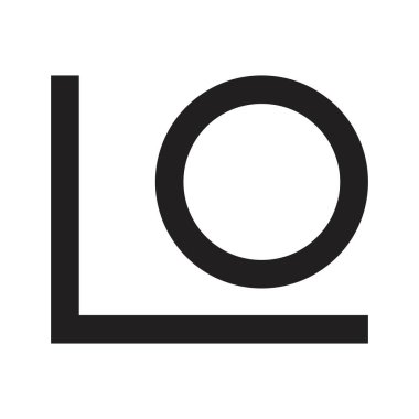 lo ilk harf vektör logosu