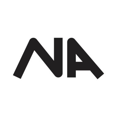 na ilk harf vektör logosu