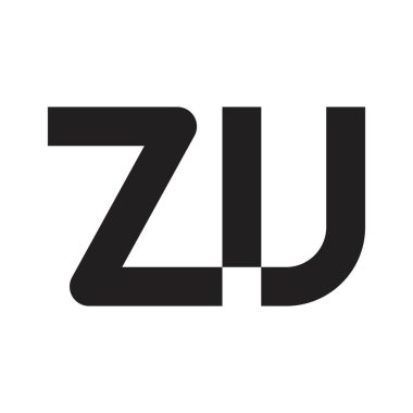 zu ilk harf vektör logosu