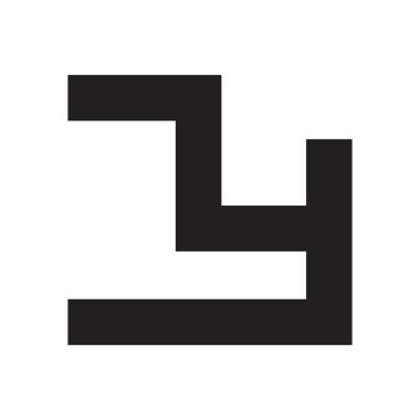 zy ilk harf vektör logosu