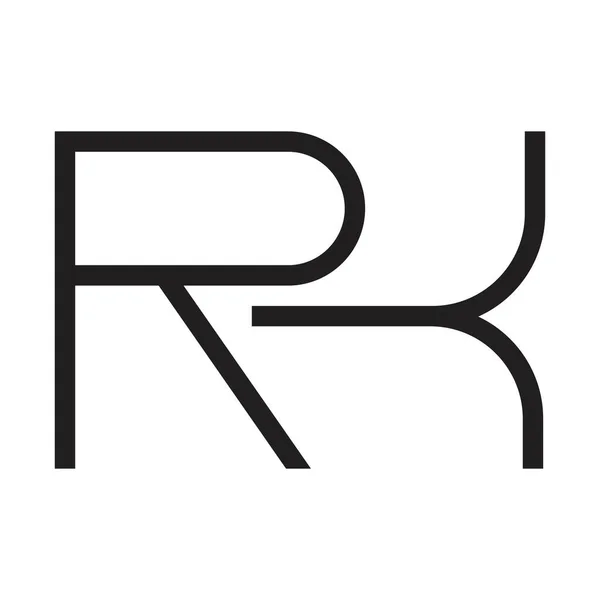 Rk初始字母向量标识 — 图库矢量图片