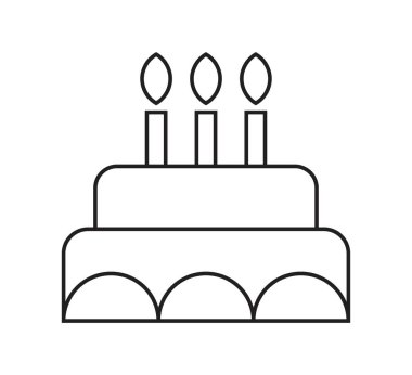 doğrusal pasta vektörü tasarım şablonu