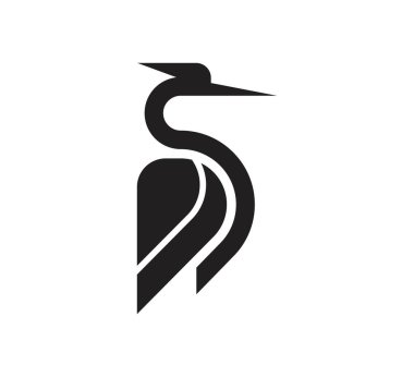 heron logo vektör tasarım şablonu