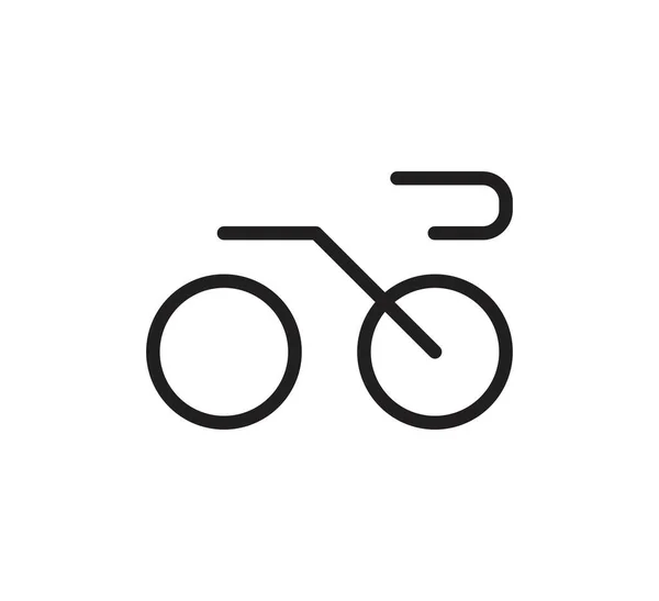 Logotipo Bicicleta Vector Diseño Plantilla — Vector de stock