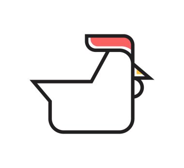 hen logo vektör tasarım şablonu