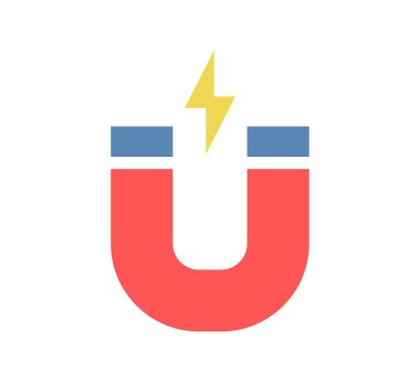 mıknatıs logo vektör tasarım şablonu