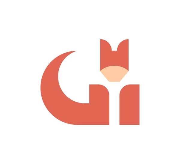 Πρότυπο Σχεδίασης Φορέα Λογότυπου Αλεπούς — Διανυσματικό Αρχείο