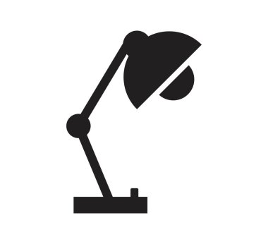 tablo lambası logo vektör tasarım şablonu