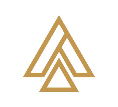 bir logo vektör tasarım şablonu