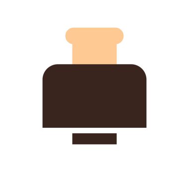 tost makinesi logo vektör tasarım şablonu