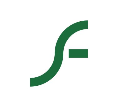 f logo vektör tasarım şablonu