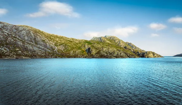 Горные Пейзажи Начале Фьордов Западная Норвегия — стоковое фото