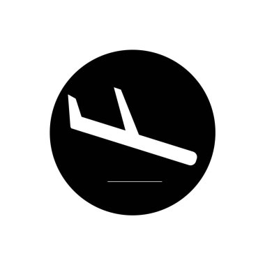 İniş uçağı simgesiyle gelen uçak logosu.