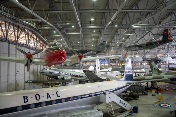 Duxford England May 2021 View One Hangers Duxford Aviation Museum — Stock Photo, Image