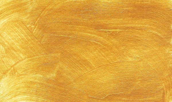 Abstrakte Hand Malerei Gold Hintergrund — Stockfoto