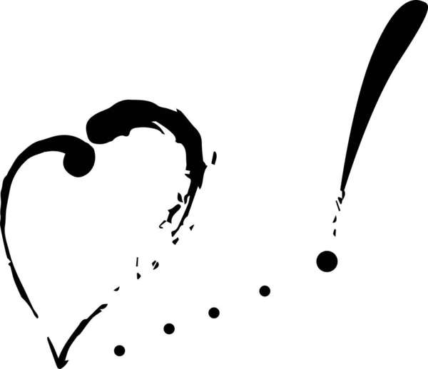Coeur Dessin Main Dans Style Doodle Illustration Vectorielle — Image vectorielle