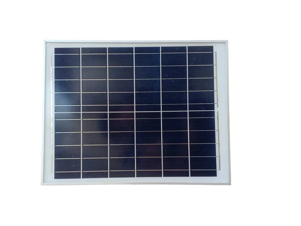 Célula Solar Módulo Fotovoltaico Módulo Fotovoltaico Módulo Solar Aislado Sobre — Foto de Stock