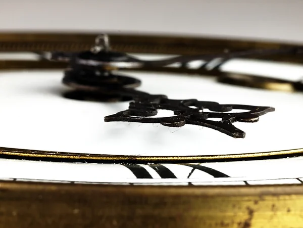 Old clock with roman numerals. — Stock Photo, Image