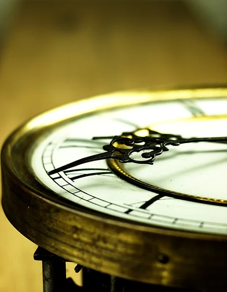 Old clock with roman numerals. — Stock Photo, Image