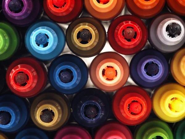 Renkli işaretleyicileri yakından okul.