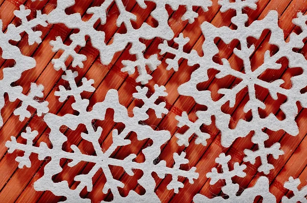 Christmas theme - decorative snowflakes. — Stock Photo, Image