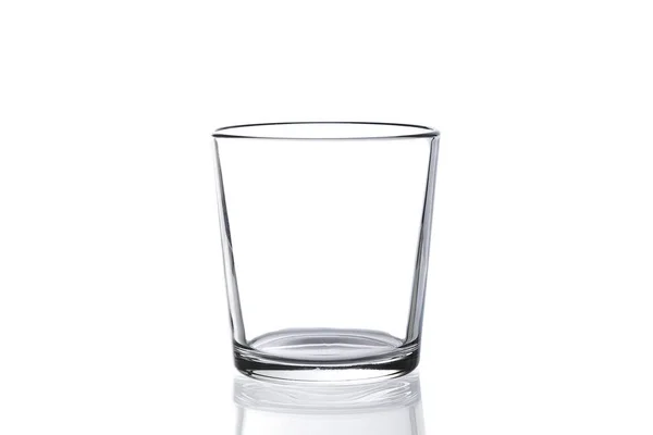 Empty Drinking Glass Isolated White Background — Stock Photo, Image