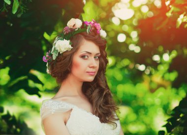 güzel gelin portresi