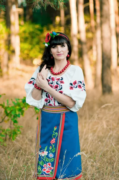 Portrait ukrainian woman — Stock Photo, Image