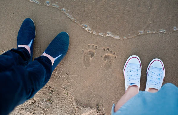 Young family waiting for a baby — Stock Photo, Image