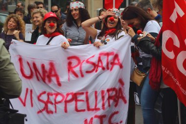 Sendika demostration