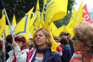 Sendika demostration