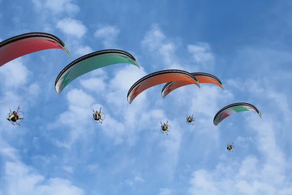 Paragliders — Stock Photo, Image