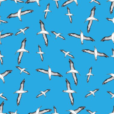 Uçan kuşlar seamless modeli