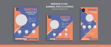 Sosyal medya broşürleri ve hikâyeler, iş web sitesi, yaratıcı webinar ve diğer online seminerler için mükemmel.