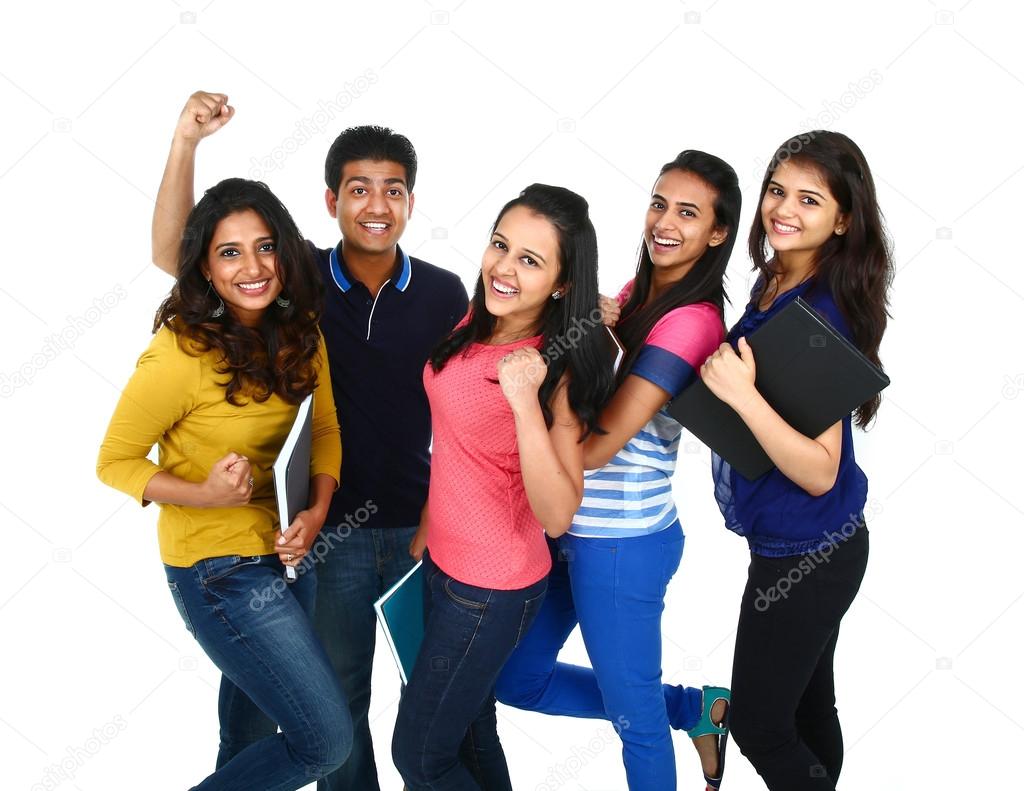 Indian group of people looking at camera Stock Photo by ©Ashwin82 70301129