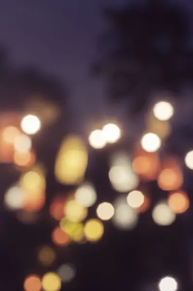 Blurred background bokeh lights — Stock Photo, Image
