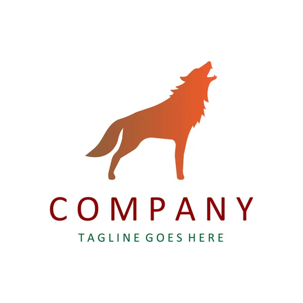 Wolf Logo Vorlage aus Animal Logo Kollektionen lizenzfreie Stockvektoren
