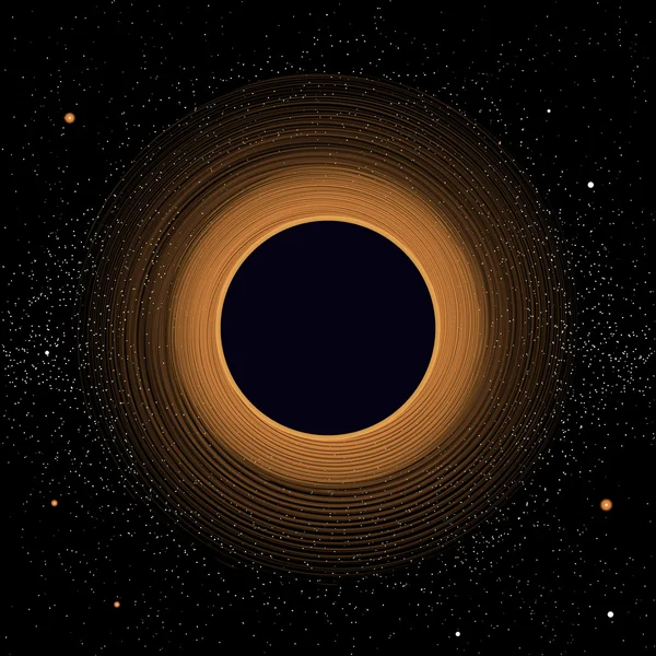 Black hole — Stock Vector