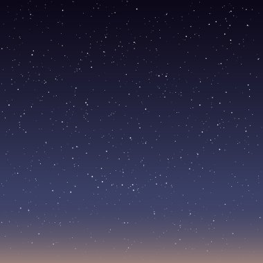 yıldızlı gökyüzü, arka plan