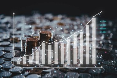 Borsa grafikleri ve grafik analizleri dünya ekonomik yatırımları ve borsa mumlarının ekonomik ve finansal büyümeyi temsil ettiğini gösteriyor.