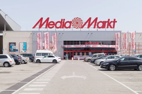 Alcala Guadaira Andalusien Spanien Juli 2021 Media Markt Dator Och — Stockfoto