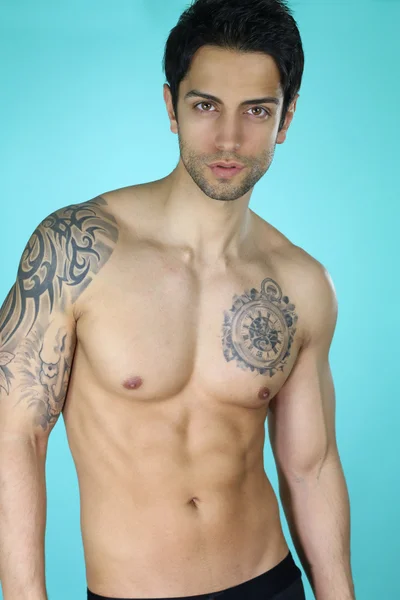 Handsome shirtless man — Stock Photo, Image