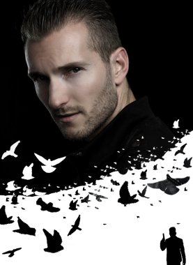 Yakışıklı gizemli adam 