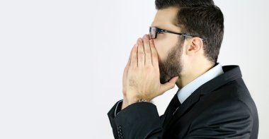 çığlık atan işadamı