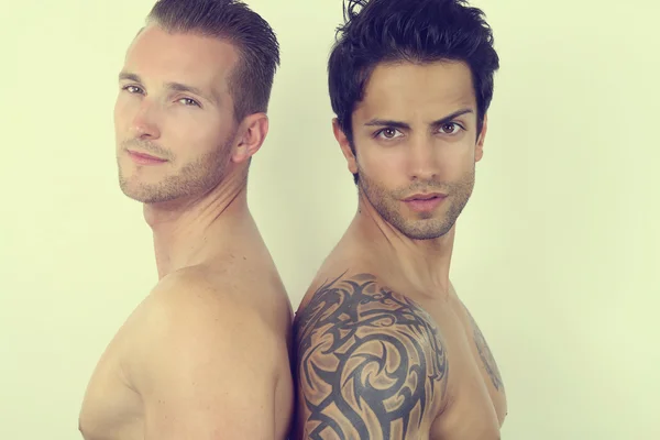 Two sexy men posing — Stock Photo, Image