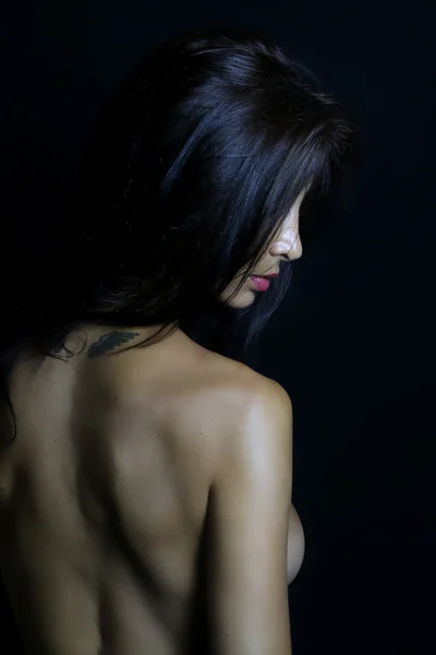 Vacker naken kvinna — Stockfoto