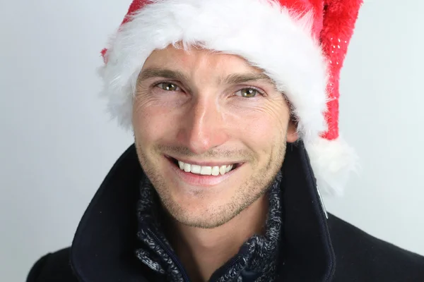 Christmas time - smiling man — Stock Photo, Image