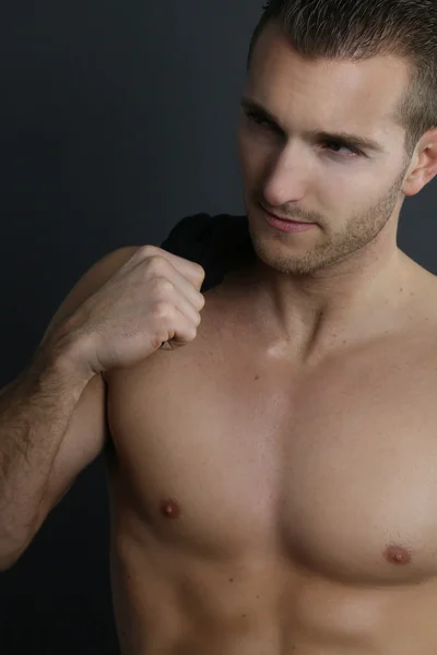 Sexy guy posing — Stock Photo, Image